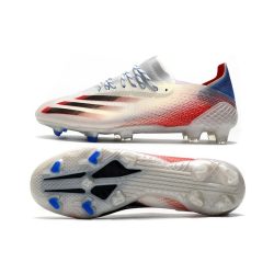 fodboldstøvler adidas X Ghosted.1 FG Showpiece - Sølv Sort Rød_3.jpg